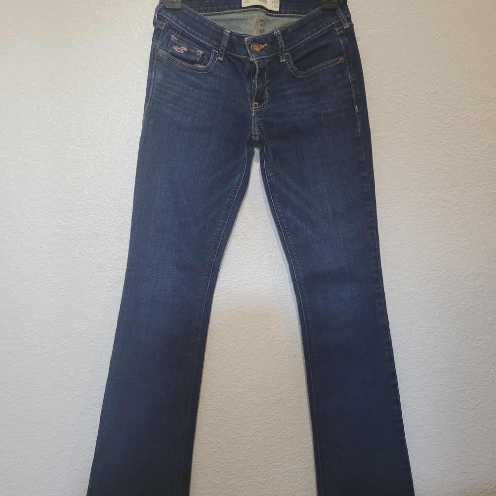 Hollister Dark Blue Boot Cut Jeans